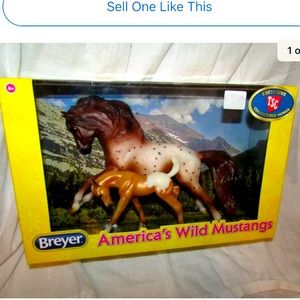 Breyer American wild mustang horses